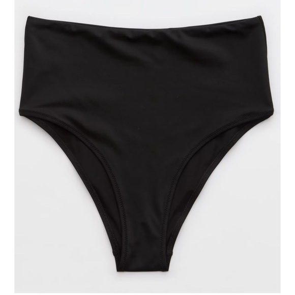 New Aerie Cheeky Black Bikini Bottom Size XS - Picture 4 of 13